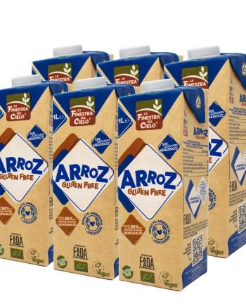 Bebida de arroz sin gluten bio 6x1L La finestra