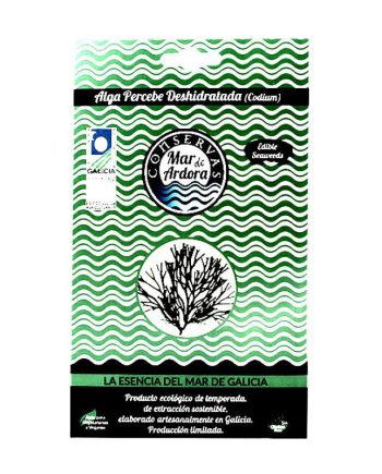 Alga percebe (codium) deshidratada bio 30 g Mar de Ardora