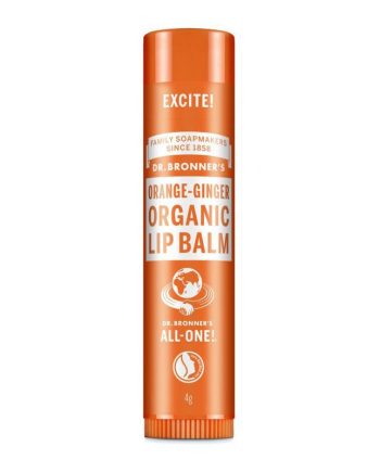 Balsamo labial de naranja y jengibre bio Dr. Bronner's