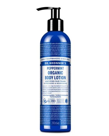 Locion corporal menta bio 240ml Dr. Bronner's