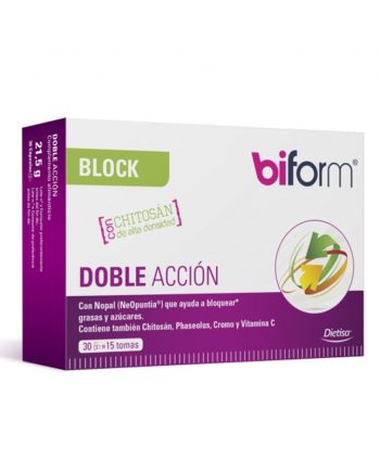Biform Block doble accion 30 capsulas Dietisa