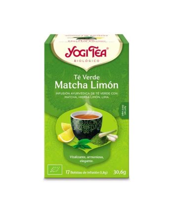Yogi Tea Te verde Matcha Limon 17 filtros BIO