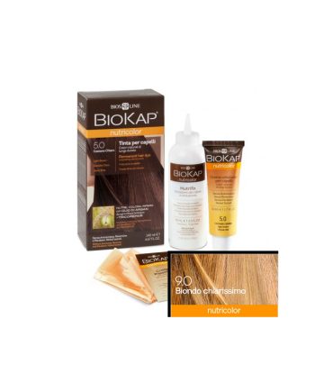 TINTE 9.0 RUBIO MUY CLARO 140 ML.BIOKAP