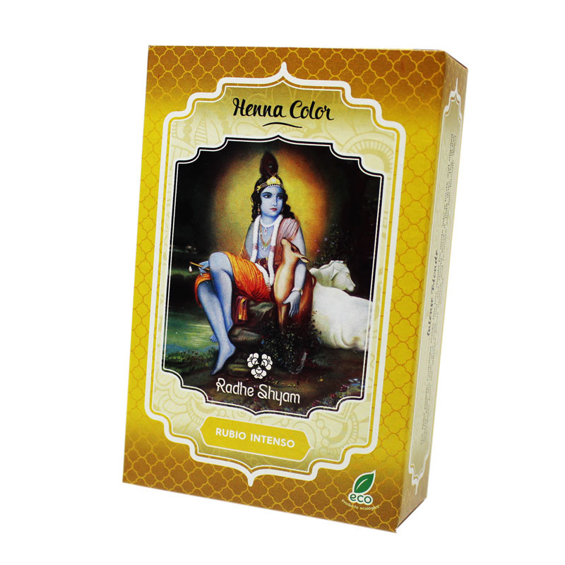 Henna Rubio intenso polvo 100 g Radhe Shyam