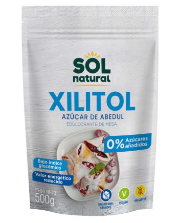 Xilitol-Azucar de abedul bote 500g Sol Natural