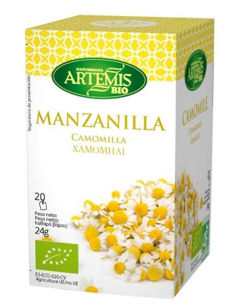 Manzanilla 20 filtros Bio Artemis