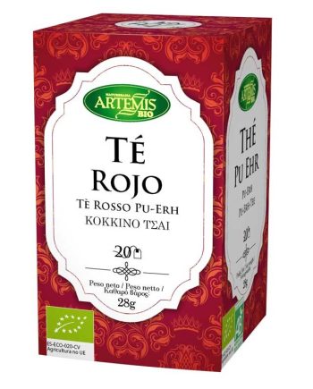 Te rojo pu erh 20 filtros Artemis
