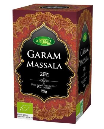 Garam masala 20 filtros Artemis