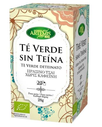 Te verde sin teina 20 filtros Artemis