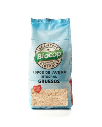 Copos de avena integral gruesos bio 500 g Biocop
