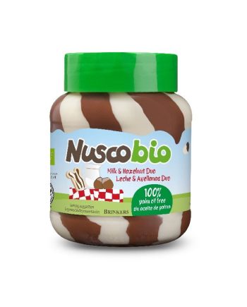 Crema de chocolate duo bio 400g Nuscobio