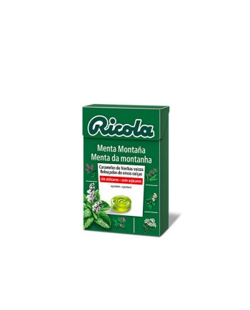 Caramelos de menta montaña sin azucar 50 g Ricola