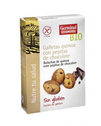 Galletas quinoa con pepitas de chocolate bio sin gluten 250 g Germinal