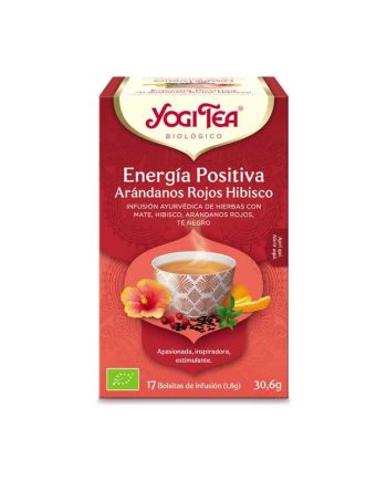Yogi tea Energia positiva, arandano e hibisco 17 filtros BIO