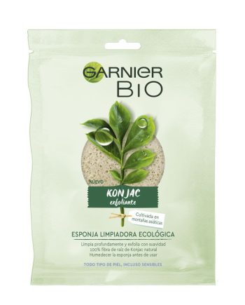 Esponja Exfoliante Limpiadora Konjac Garnier