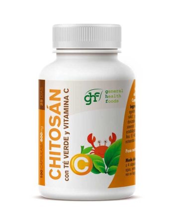 Chitosan+Te verde 600mg 100 capsulas GHF