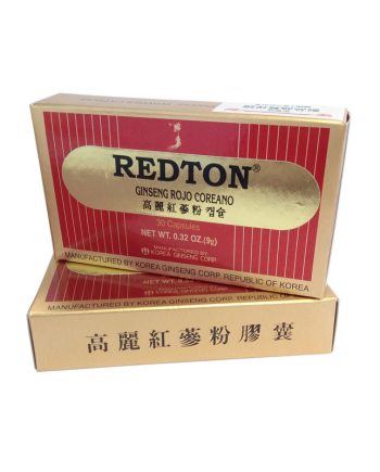 Ginseng rojo koreano 300mg 30 capsulas Redton