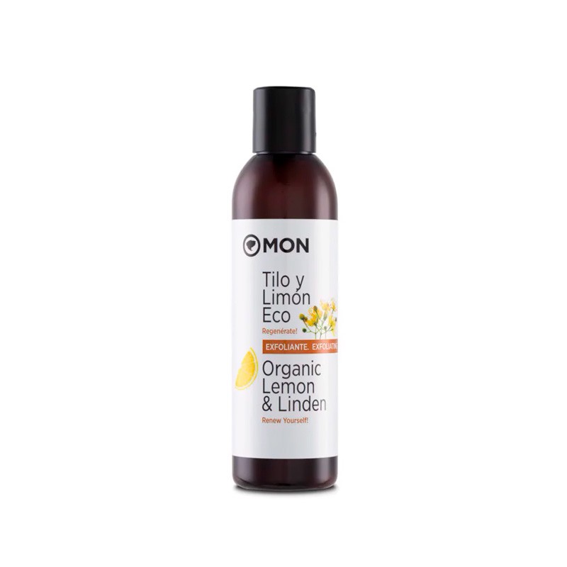 Gel exfoliante corporal de tilo y limon Bio 200ml MON