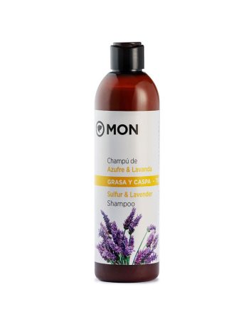 Champu cabello graso y caspa lavanda y azufre 300ml MON