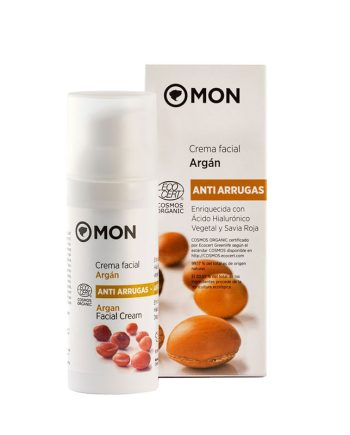 Crema facial argan antiarrugas bio 50ml MON