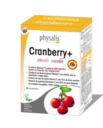 Cranberry+ 30 comprimidos Physalis