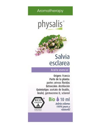 Aceite esencial de salvia esclarea bio 10ml Physalis