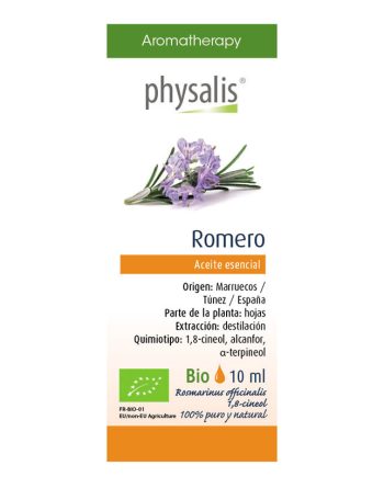 Aceite esencial de romero bio 10 ml Physalis