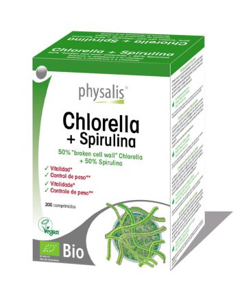 Chlorella y espirulina bio 200 comprimidos Physalis