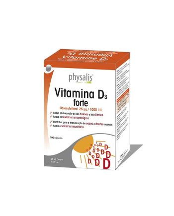 Vitamina D3 forte 100 capsulas Physalis