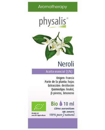 Aceite esencial de neroli (azahar) bio 10ml Physalis