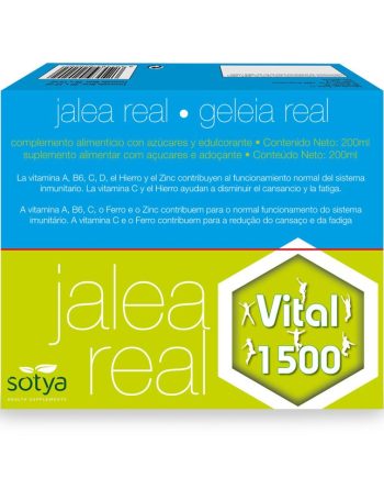 Jalea real vital 1500mg 10ml 20 viales Sotya