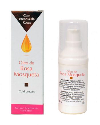 Aceite de rosa mosqueta con esencia de rosa 20ml Natural Nankervis Cosmetics