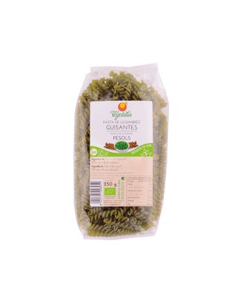 Espirales de guisantes sin gluten bio 250 g Vegetalia