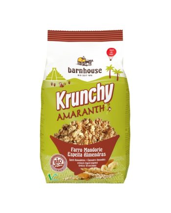 Muesli Krunchy amaranto espelta-almendras 375g Barnhouse