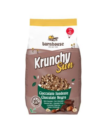 Muesli Krunchy Sun Chocolate Negro-Avellanas Bio 375g Barnhouse