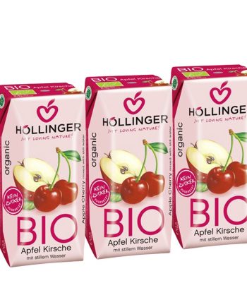 Zumo de Manzana-Cereza Bio 3x200ml Hollinger