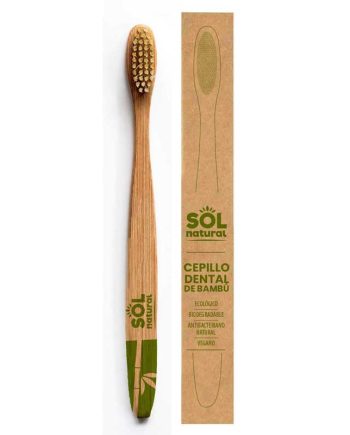 Cepillo de Bambu Adulto Sol Natural