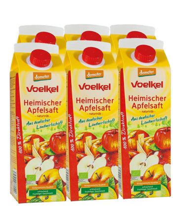 Zumo de Manzana bio caja 6x1L Voelkel