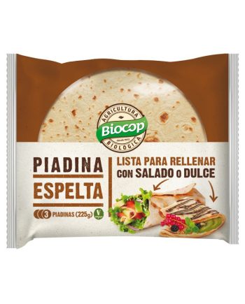 Piadina de espelta bio 225g Biocop