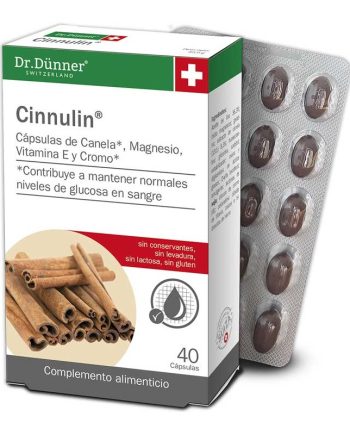 Canela con cinnulin 40 capsulas Dr Dunner