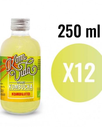 Kombucha Limon, Lima y Hierbabuena (Kombujito) Bio 12x250ml Komvida