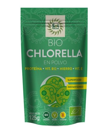 Chlorella en polvo Bio 125g Sol Natural