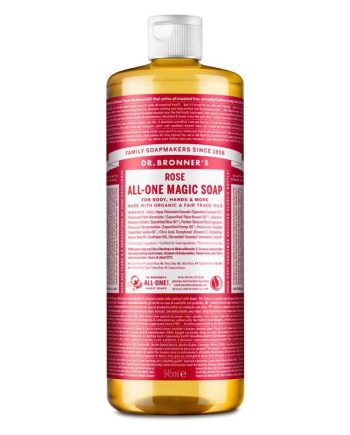 Jabon liquido rosas bio 945ml Dr. Bronner's