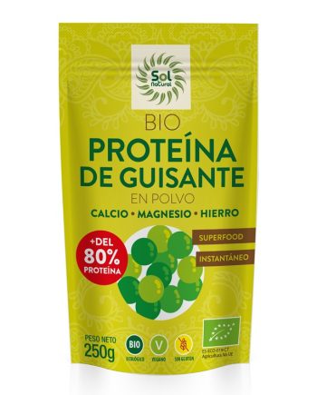 Proteina de guisante en polvo Bio 250g Sol Natural
