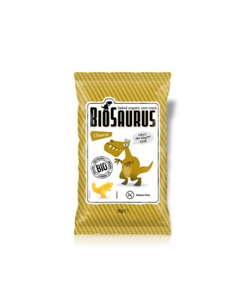 Snack sabor queso sin gluten Bio 50g BioSaurus