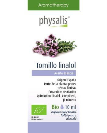 Aceite esencial de tomillo linalol bio 10ml Physalis