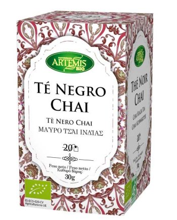 Te Negro Chai Bio 20 filtros Artemis