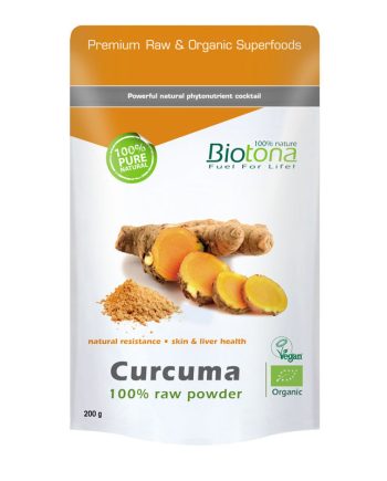 Curcuma raw powder bio 200g Biotona