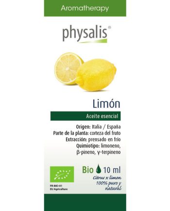 Aceite esencial de limon bio 30ml Physalis