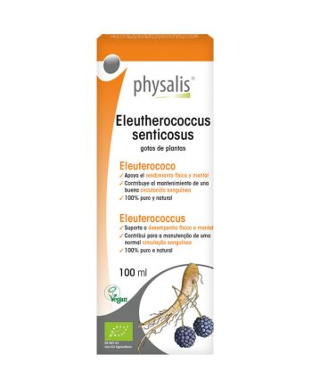 Eleuterococo (eleutherococcus senticosus) extracto hidroalcoholico bio 100ml Physalis